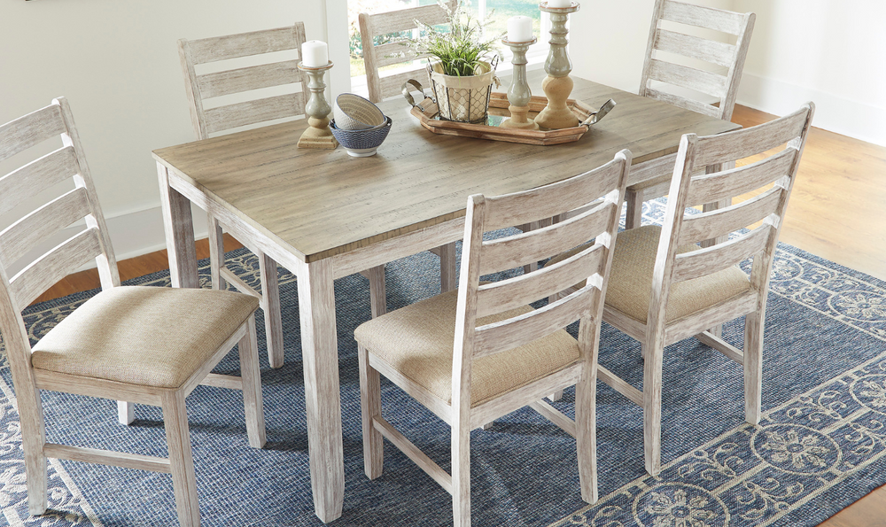 Ashley  Skempton 7 Pieces Dining Room Set-Leahyco