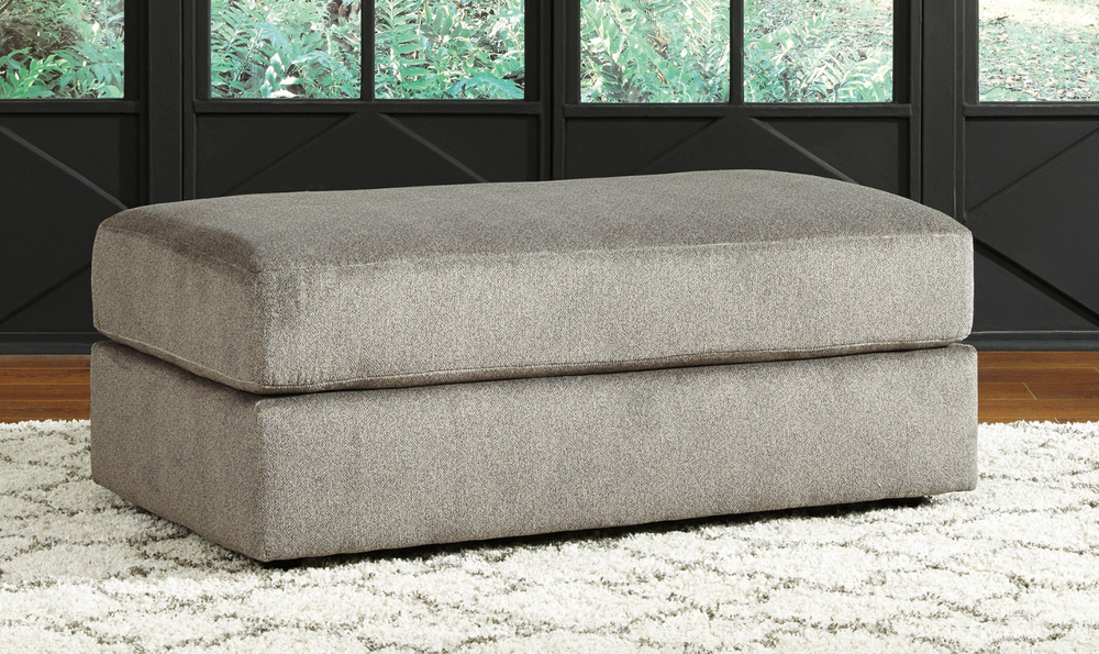 Ashley  Soletren Firmly Cushioned Fabric Oversized Ottoman-Leahyco