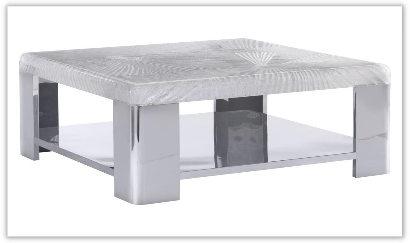 Bernhardt Aura Cocktail Table in Sqaure Shape