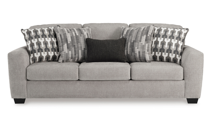 Avenal Park 3-Seater Fabric Sofa With Box Cushions- Leahyco