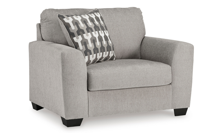 Avenal Park Oversized Fabric Chair With Box Cushions-Leahyco