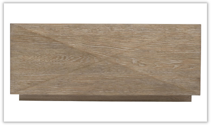 Aventura Square Wooden Cocktail Table in Gris Finish