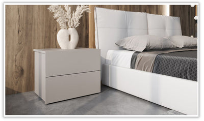 Ayla nightstand in high gloss