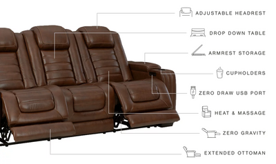 Backtrack Power Reclining Sofa