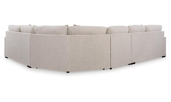 Modern Heritage Ballyton (3Pcs / 4Pcs) L-Shape Fabric Sectional Sofa in Sand