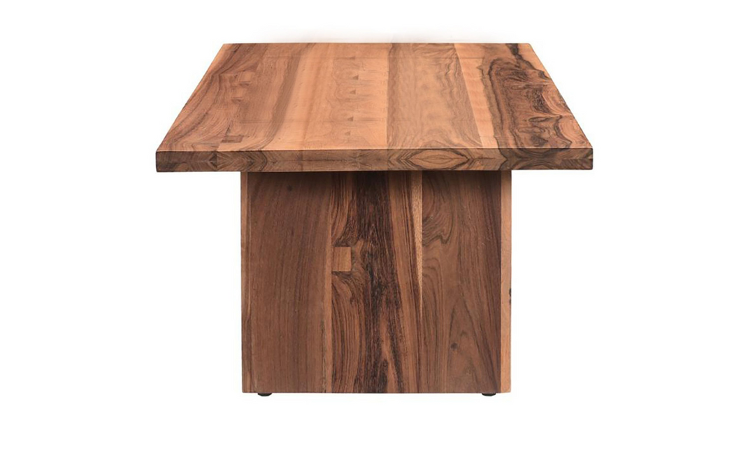 HTD Barcelona Rectangular Brown Coffee Table in Natural Reclaimed Wood- Leahyco