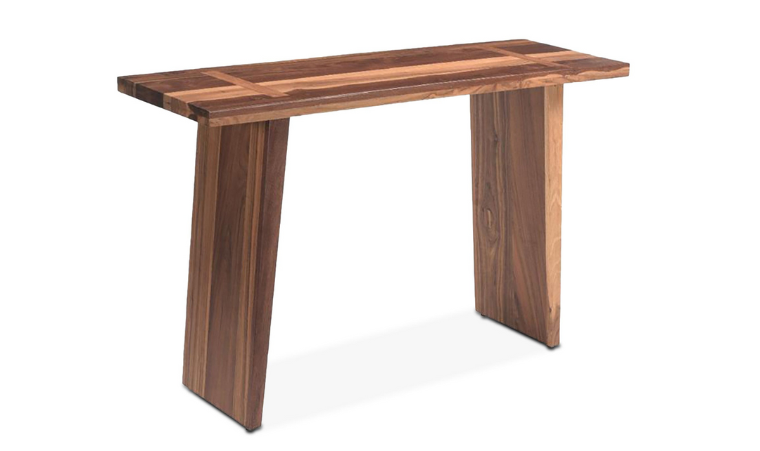 HTD Barcelona Brown Rectangular Console Table- Leahyco