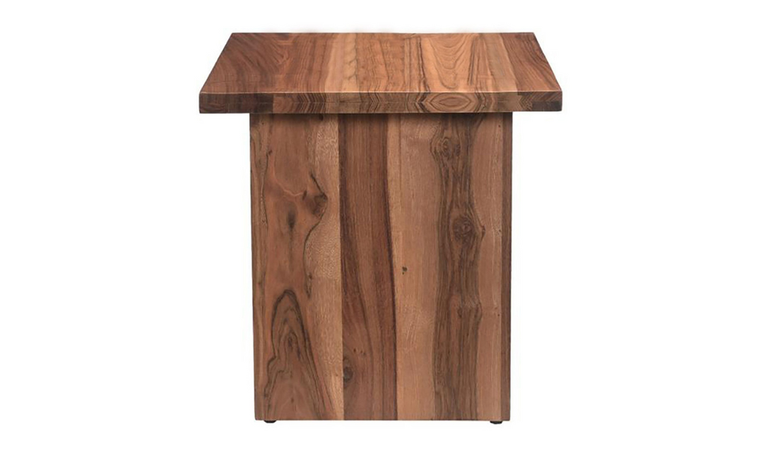 Barcelona Side Table in Natural Reclaimed Wood- Leahyco