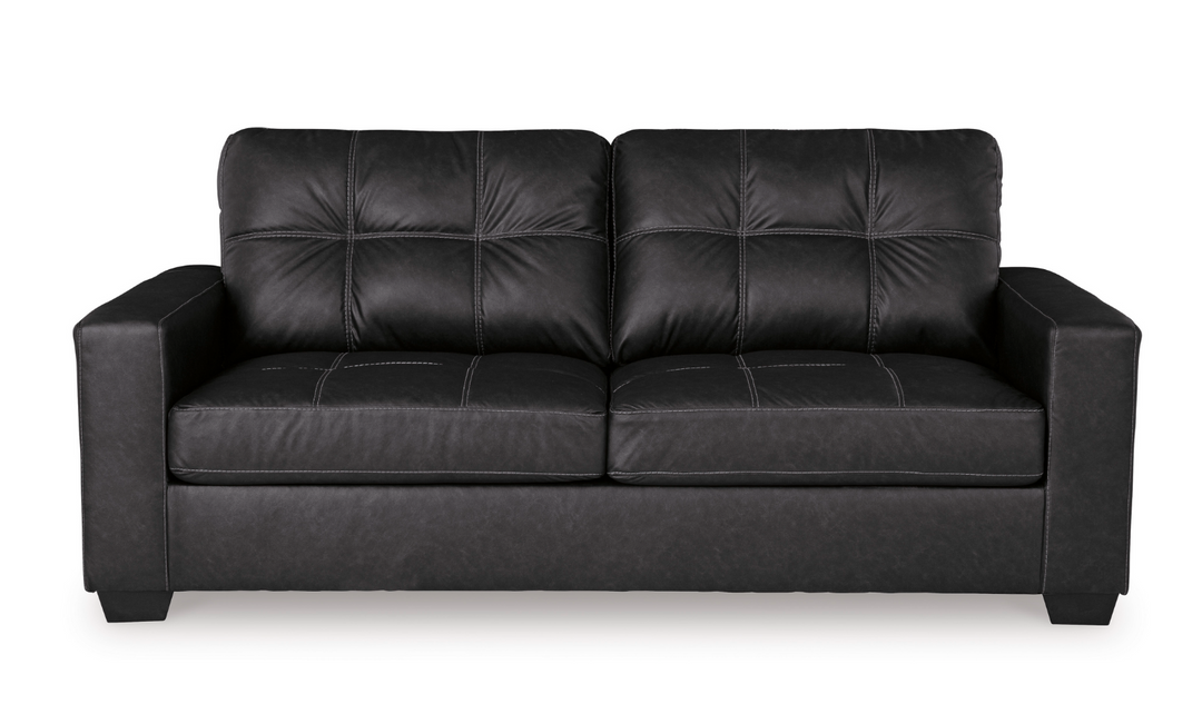 Barlin Mills Queen Sofa Sleeper in Faux Leather-Leahyco