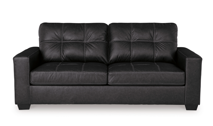 Barlin Mills Queen Sofa Sleeper in Faux Leather-Leahyco