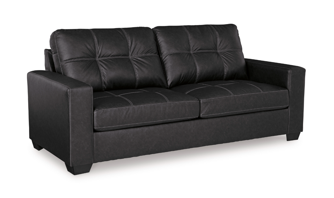 Barlin Mills Queen Sofa Sleeper in Faux Leather-Leahyco