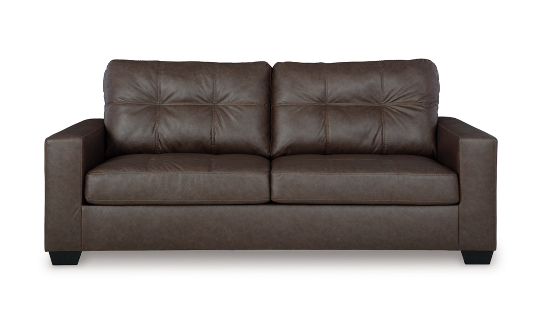 Barlin Mills Queen Sofa Sleeper in Faux Leather-Leahyco