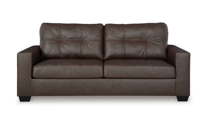 Barlin Mills Queen Sofa Sleeper in Faux Leather-Leahyco