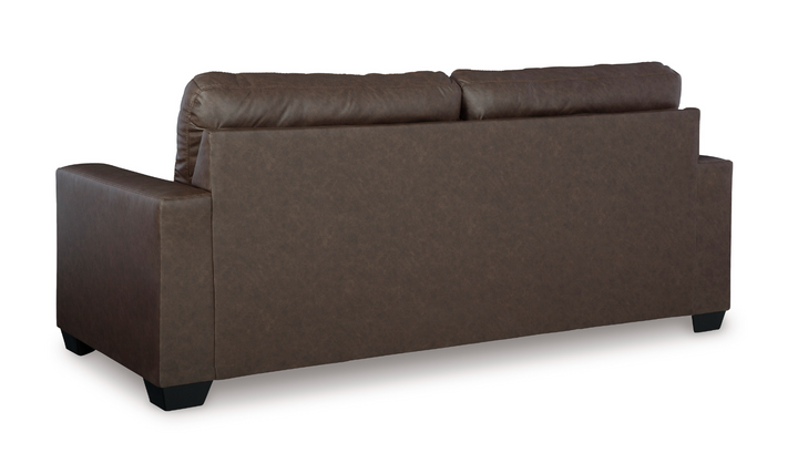 Barlin Mills Queen Sofa Sleeper in Faux Leather-Leahyco