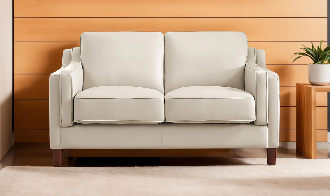 Bella Leather 2-Seater Loveseat