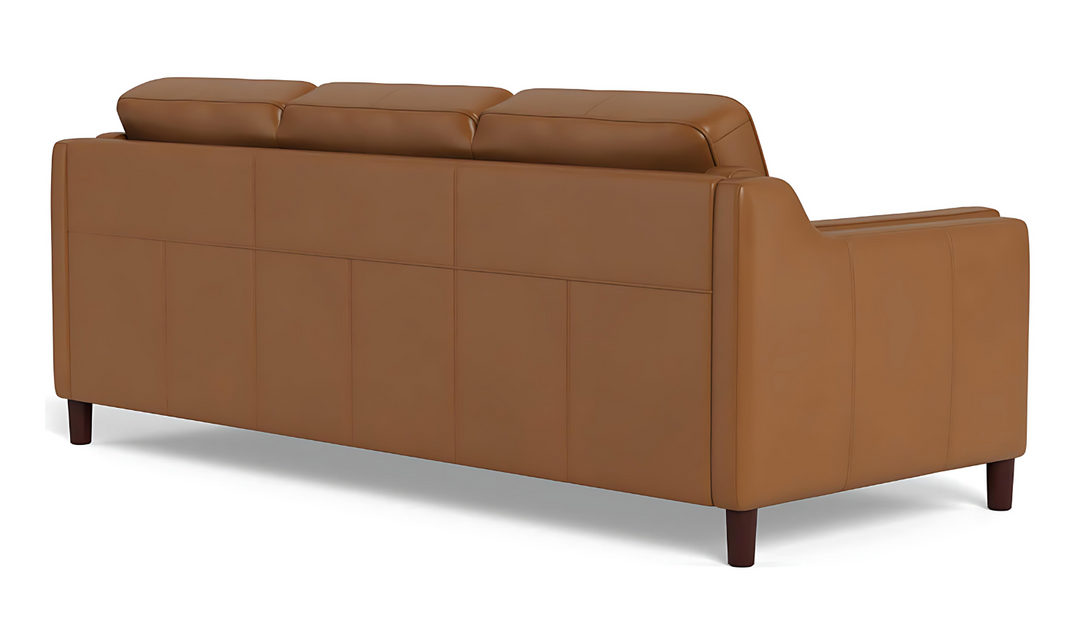 Bella Leather 3-Seater Sofa