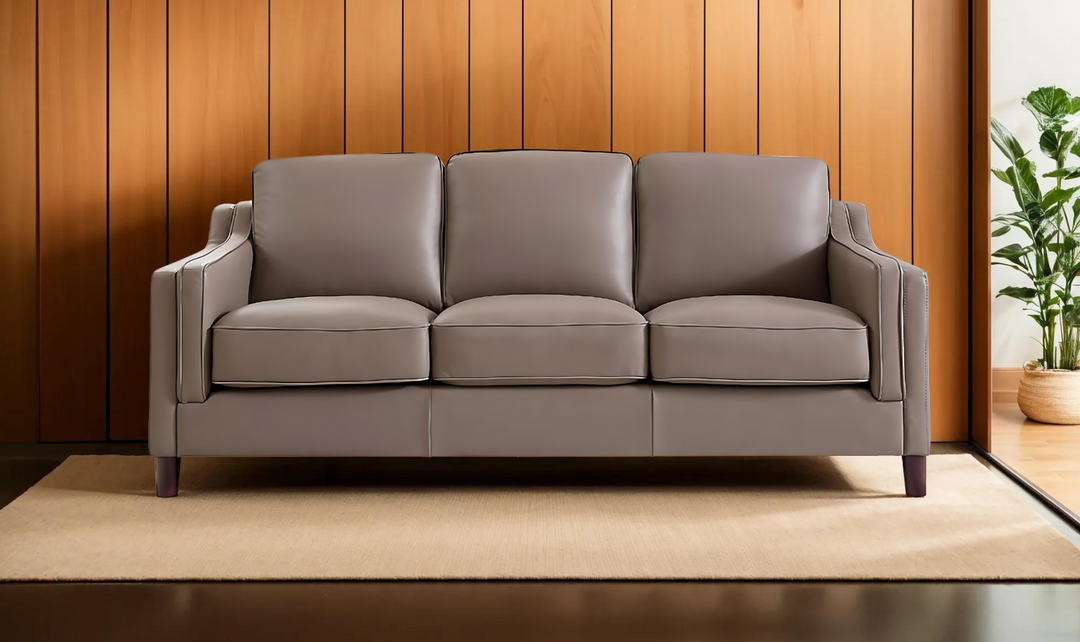 Bella Leather 3-Seater Sofa