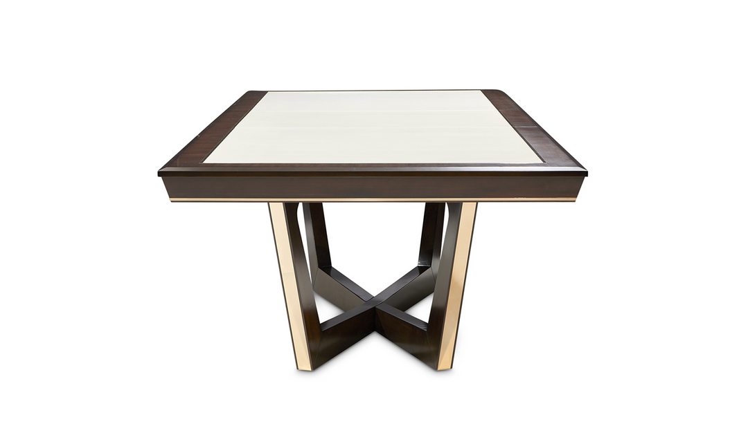 AICO Belmont Place Rectangular Dining Table in Brown