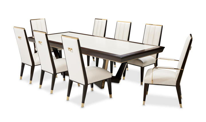 AICO Belmont Place 7/9 Pcs Rectangular Dining Room Set