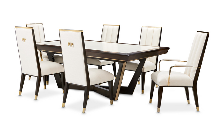 AICO Belmont Place 7/9 Pcs Rectangular Dining Room Set