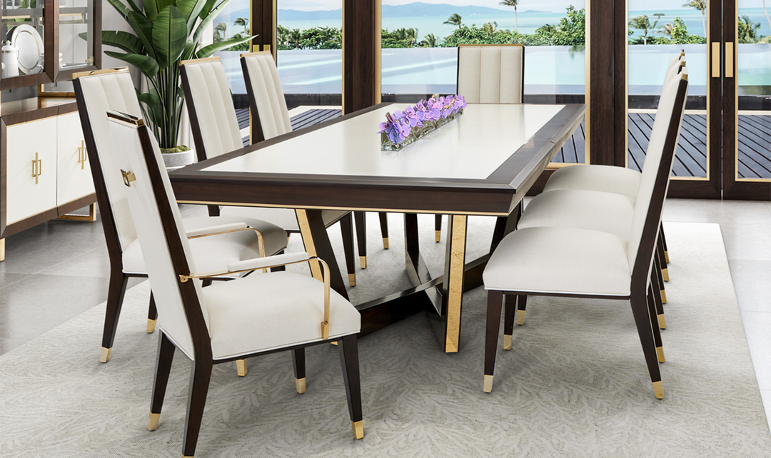 AICO Belmont Place 7/9 Pcs Rectangular Dining Room Set