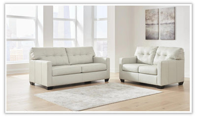 Belziani Leather Living Room Set