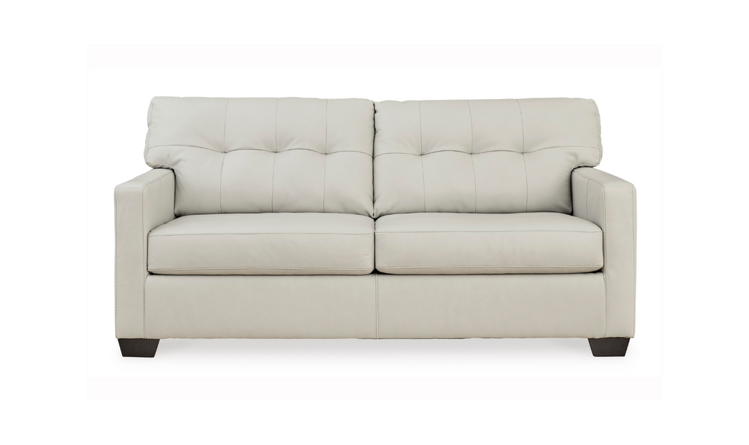 Modern Heritage Belziani 2-Seater Leather Sleeper Sofa (Full Size)