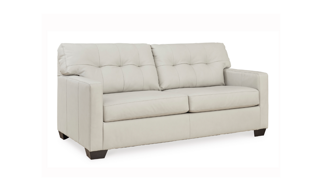 Modern Heritage Belziani 2-Seater Leather Sleeper Sofa (Full Size)