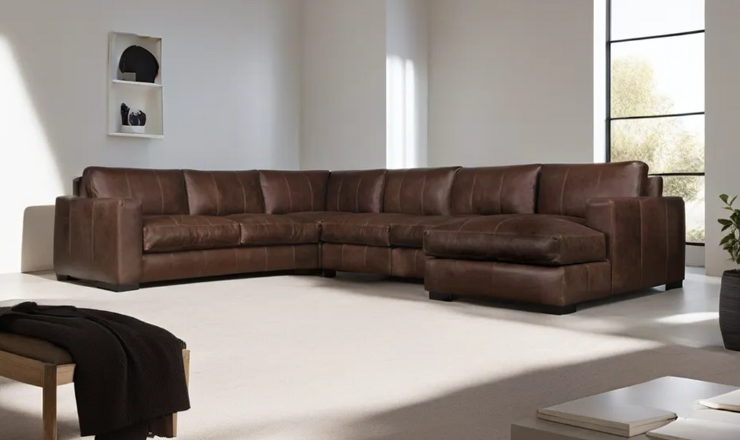 Bernhardt Dawkins 5 Pieces Sectional With Chaise