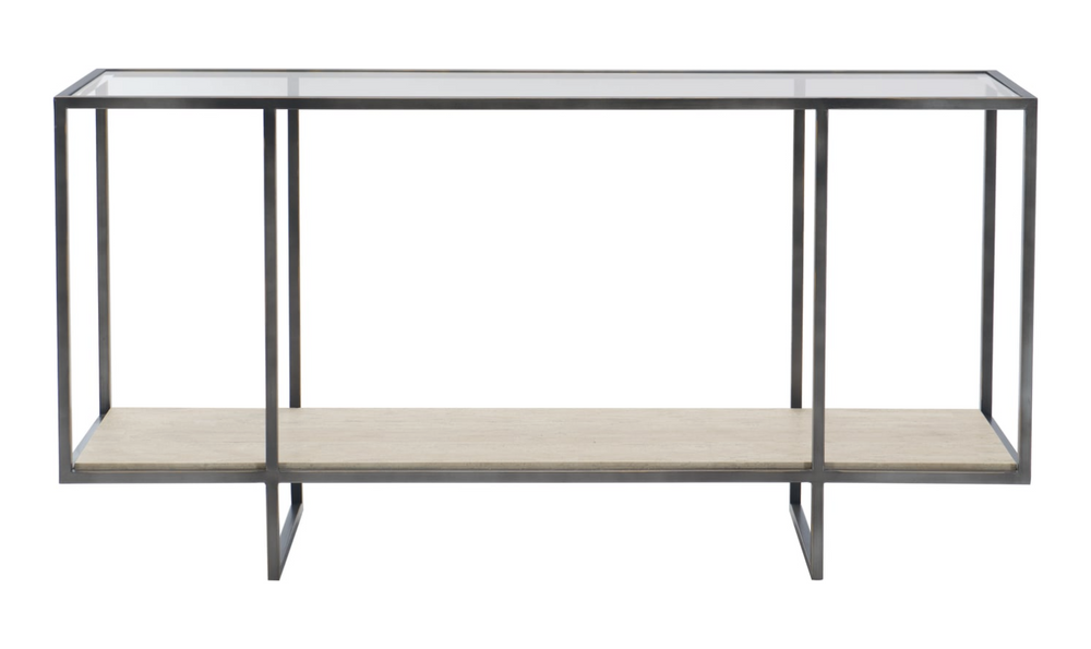 Bernhardt Harlow Rectangle Console Table with Adjustable Glides-LeahycoBernhardt Harlow Rectangle Console Table with Adjustable Glides-Leahyco