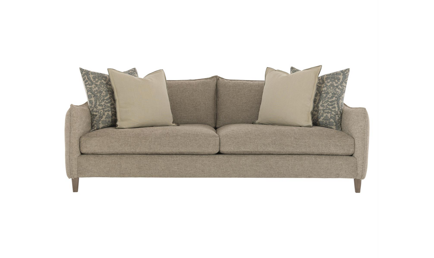 Bernhardt Joli 2 Seater Fabric Sofa in Brown