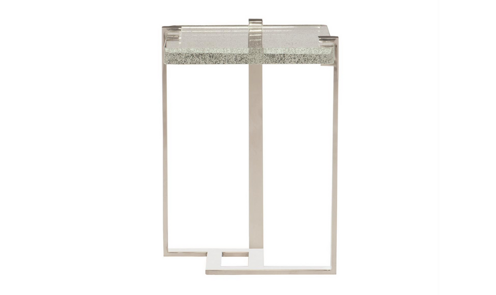 Bernhardt Mott End Table In Silver-Leahyco