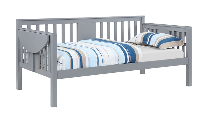 Bethany Twin Wood Daybed with Drop-down Tables-Leahyco