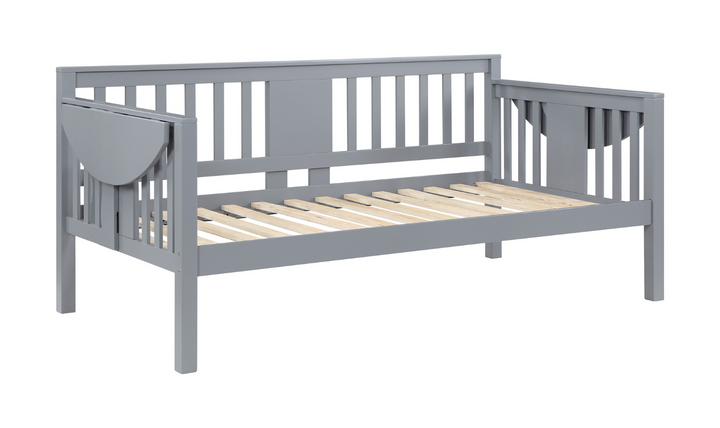 Bethany Twin Wood Daybed with Drop-down Tables-Leahyco