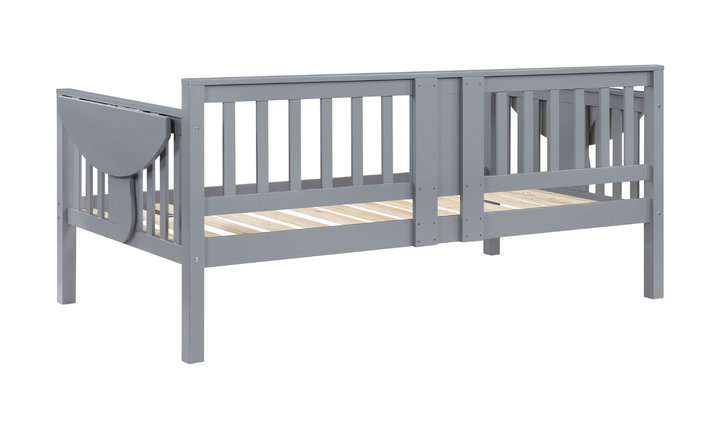 Bethany Twin Wood Daybed with Drop-down Tables-Leahyco