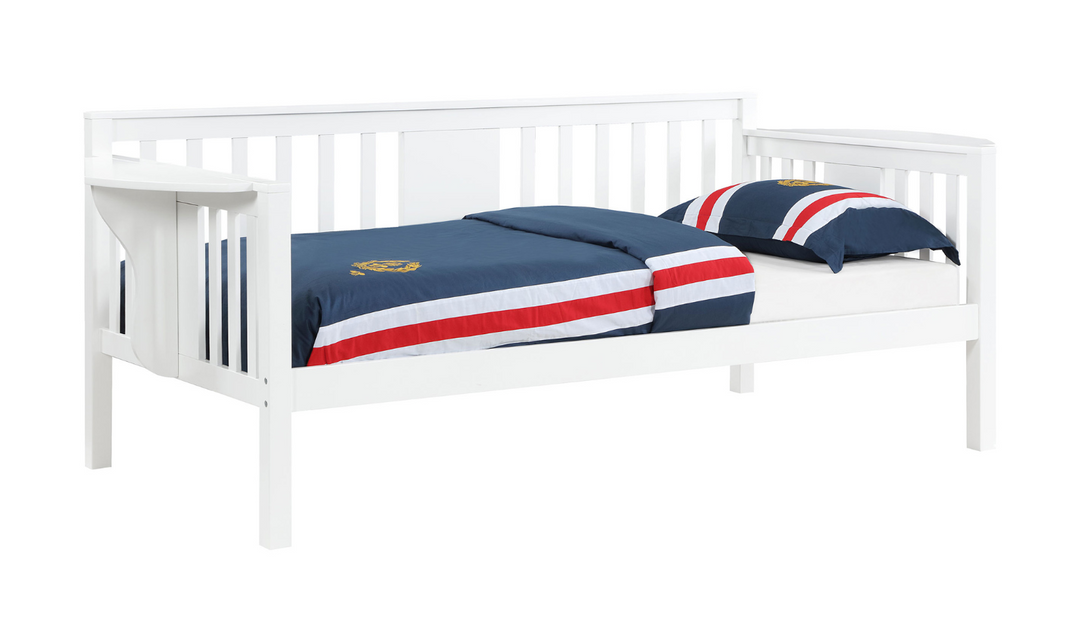 Bethany Twin Wood Daybed with Drop-down Tables-Leahyco