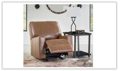 Modern Heritage Bolsena Rocker Leather Recliner In Brown