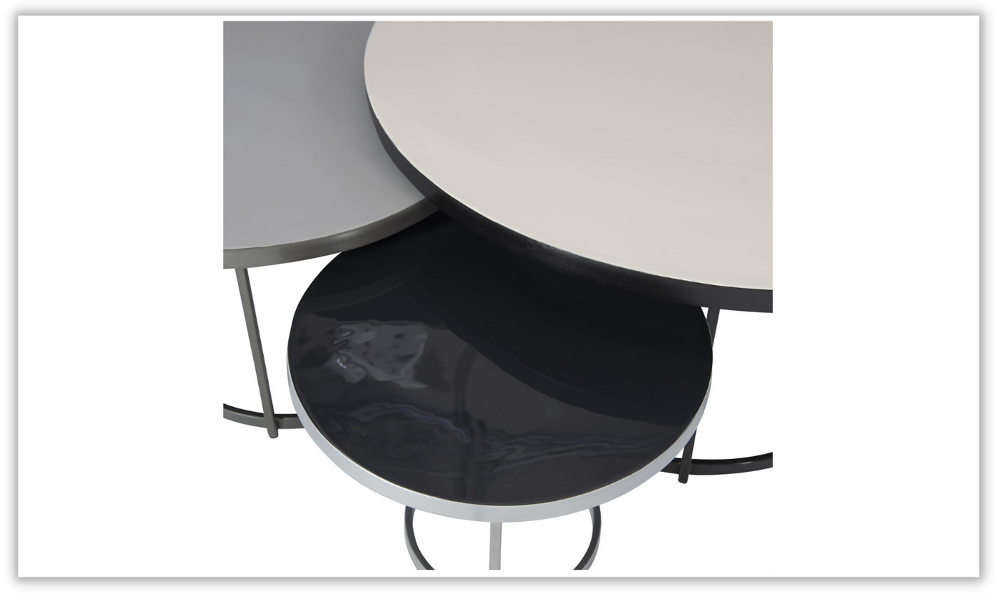 Bernhardt Bonfield Cocktail Table in Round Shape