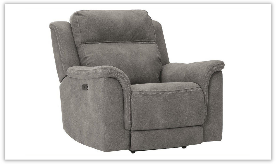 Brandon Power Recliner with Adjustable Headrest & USB Port