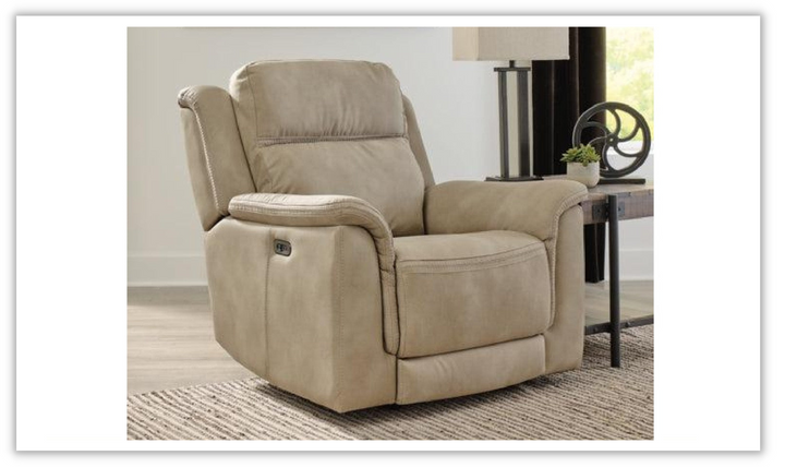 Brandon Power Recliner with Adjustable Headrest & USB Port