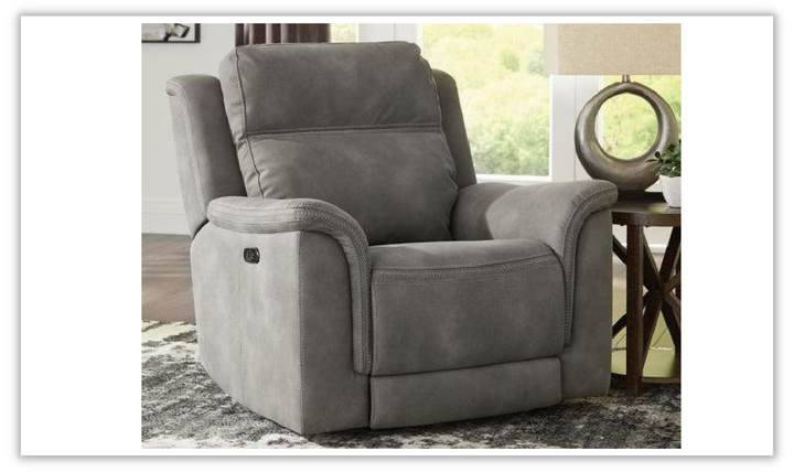 Brandon Power Recliner with Adjustable Headrest & USB Port