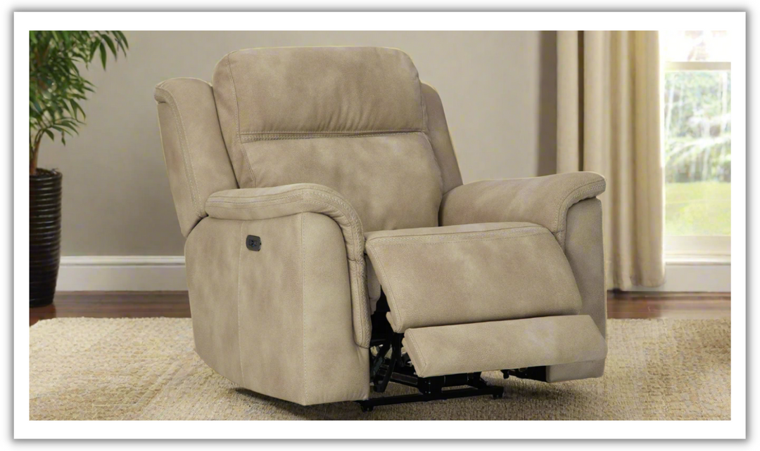 Brandon Power Recliner with Adjustable Headrest & USB Port-Leahyco