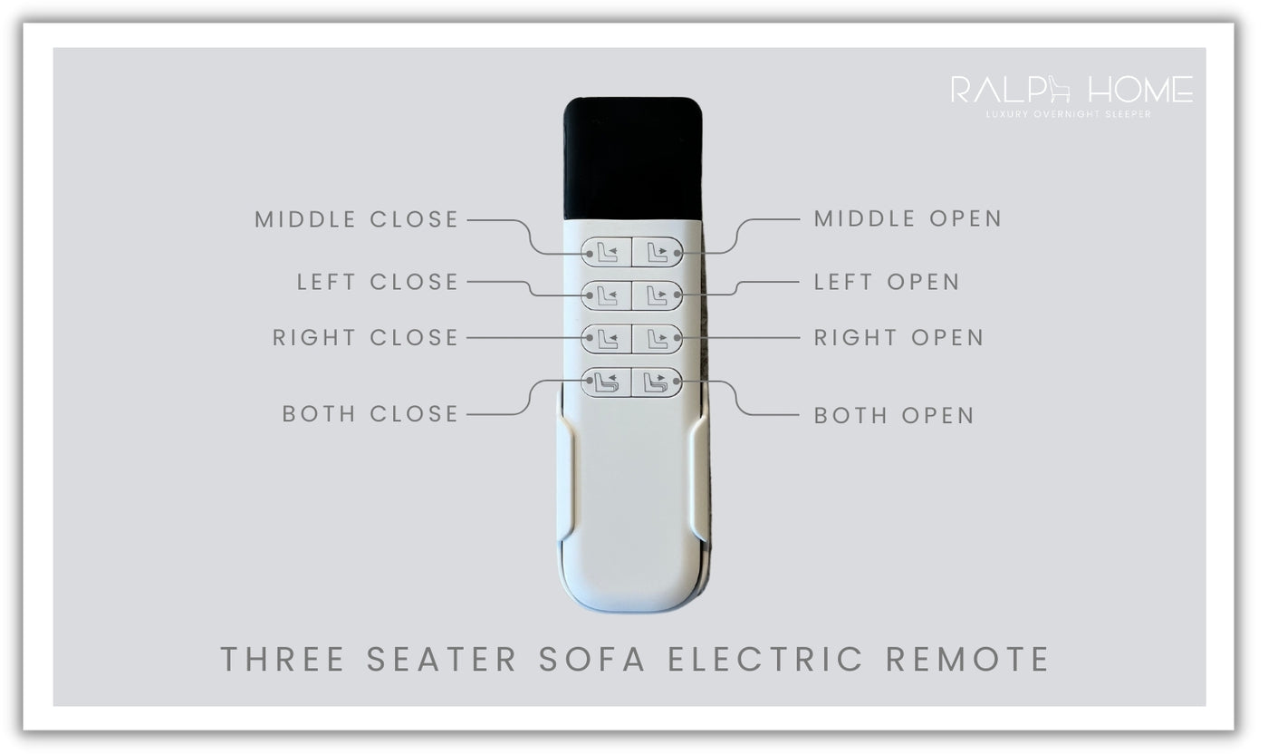 Bugatti Three Seater Electric Sleeper with remote