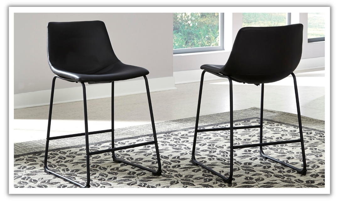 Centiar Upholstered Barstool-Leahyco