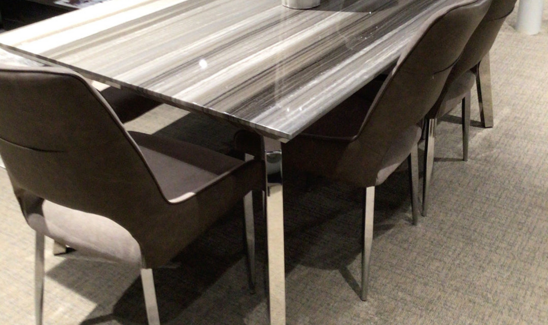 Century Dining Table, bench and 4 chairs - Leahyco