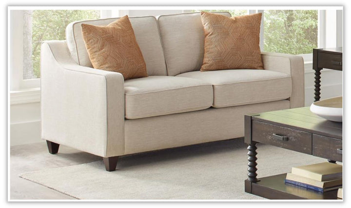 Christine Loveseat in Beige