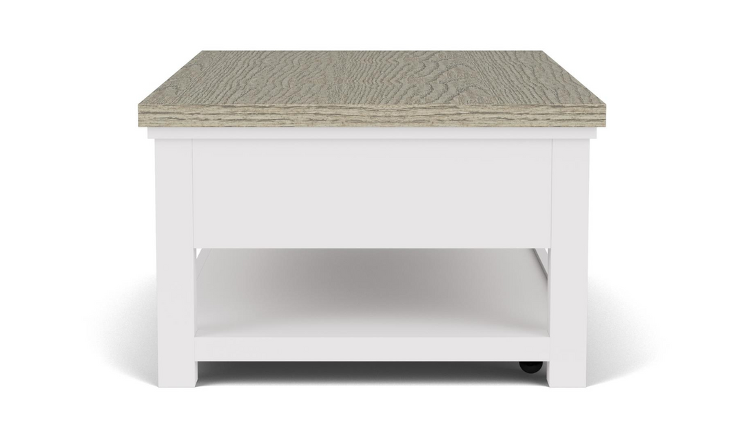 Cora Large Coffee Table with Two Drawer