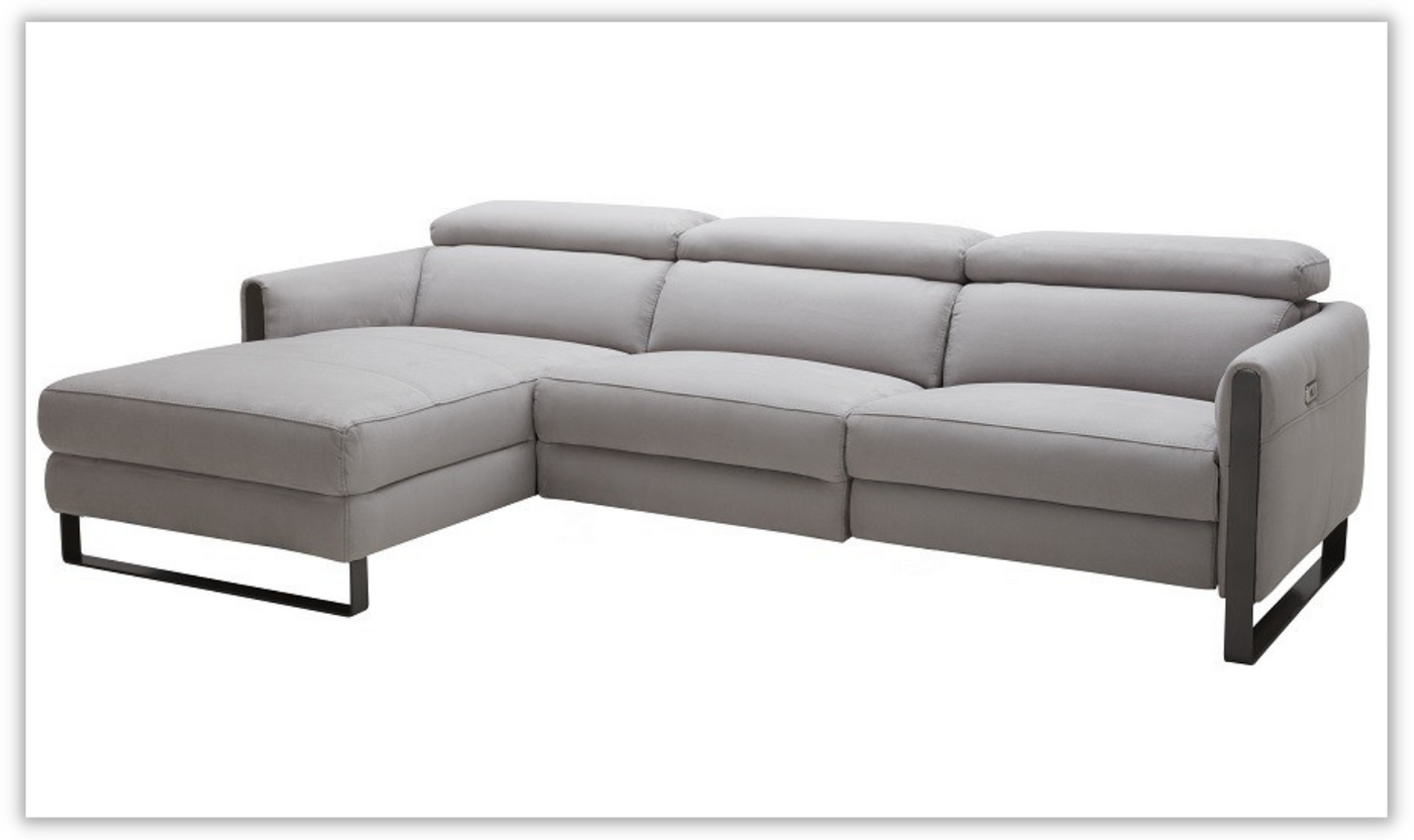 Could Sectional Sofa with Headrest in Light Gray