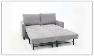 Cuddle Queen Fabric Sleeper Sofa with Nest Function