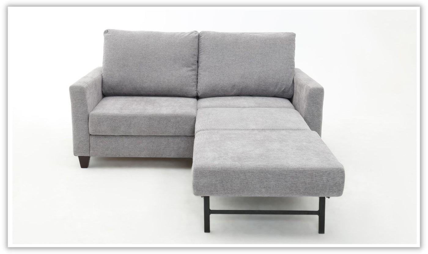 Cuddle Queen Fabric Sleeper Sofa with Nest Function